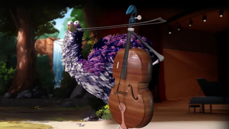 Una especie de avestruz mutante tocando el violonchelo: la nueva apuesta de Google para crear arte con IA