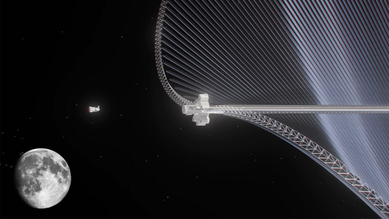 La solución energética para los asentamientos en la Luna tiene forma de mariposa gigante