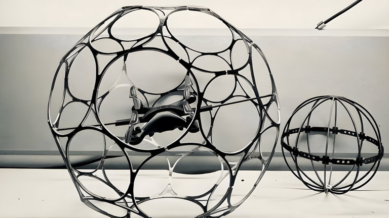 Esta 'bola de hámster' es en realidad un robot autónomo capaz de volar y rodar en cualquier tipo de terreno