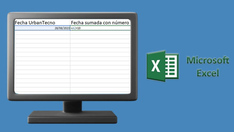 Cómo sumar fechas con números en Excel: tutorial paso a paso