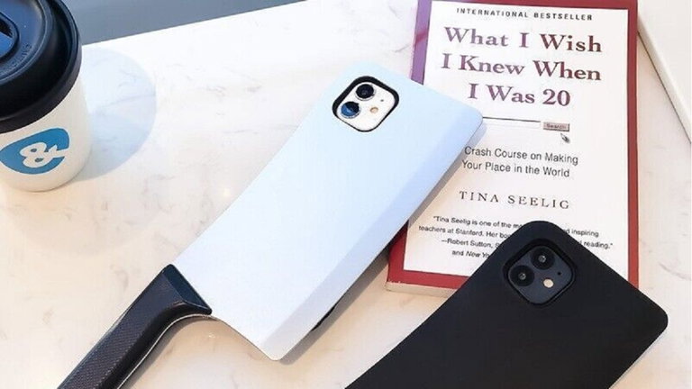 Nadie te volverá a molestar en tus llamadas: Amazon vende una funda para iPhone en forma de cuchillo