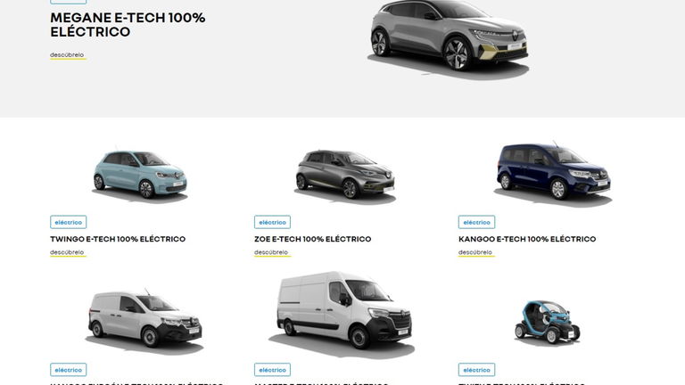 La gama eléctrica de vehículos Renault en el año 2023: lista completa