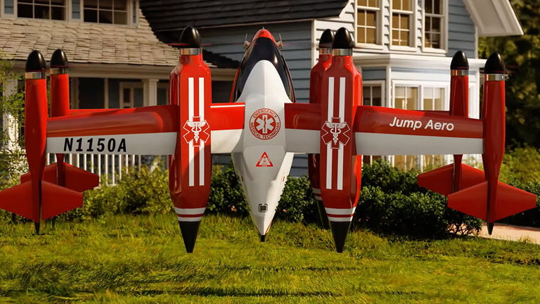 Presentan un avión eléctrico revolucionario que puede atender mejor las emergencias con su despegue vertical