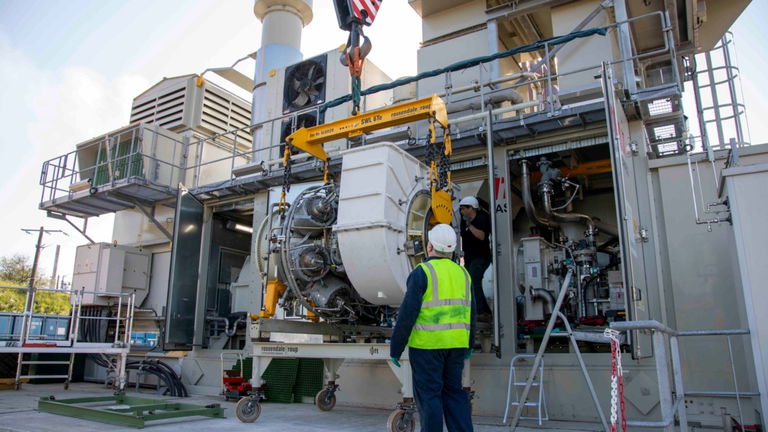 El hidrógeno está de moda: se pone en funcionamiento la primera turbina que funciona 100% con este elemento