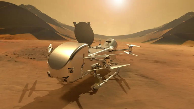 La NASA prueba el dron nuclear Dragonfly que buscará vida en Titán, la misteriosa luna de Saturno