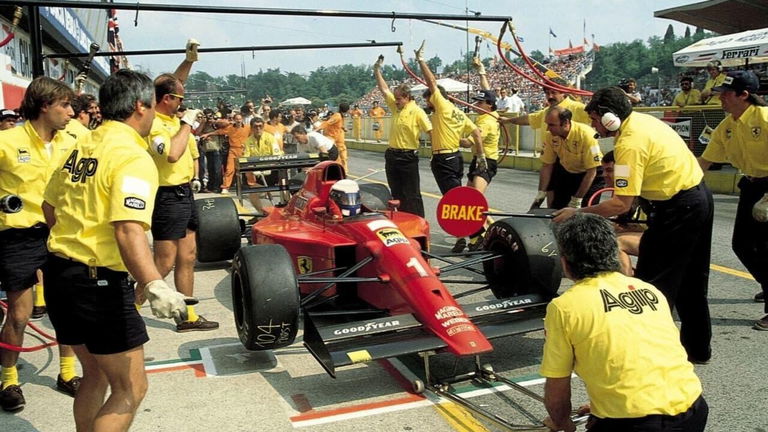 El vídeo viral en el que comparan una parada en boxes de F1 en 1990 y 2023, las diferencias son enormes