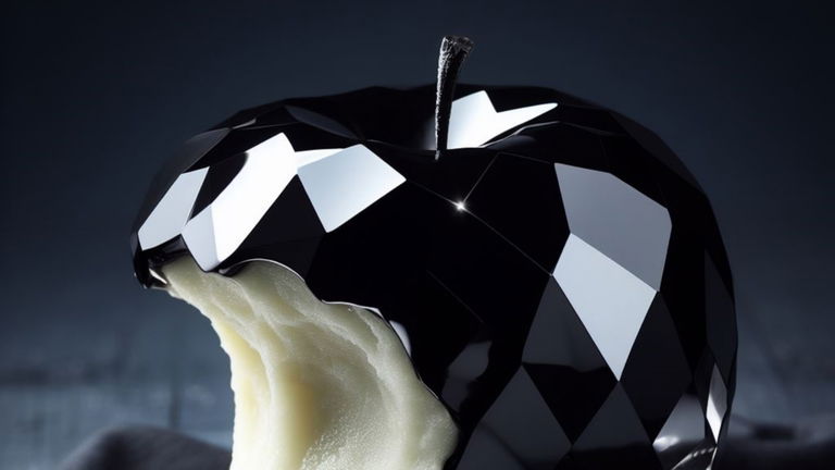 Nunca has visto una manzana como esta: se cultiva en el Tíbet y es un diamante negro