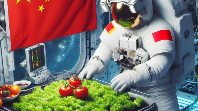 Así cultivan astronautas chinos verduras en el espacio: lechuga, tomates y cebollas en órbita