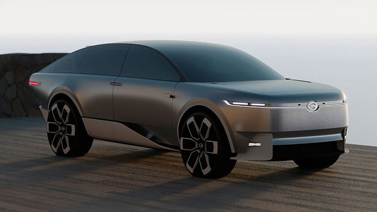 El coche del futuro podría ser chino, funciona con hidrógeno y está fabricado con algas y biomateriales