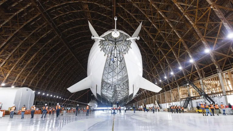 Así es el dirigible Pathfinder 1, un coloso del aire financiado por uno de los fundadores de Google