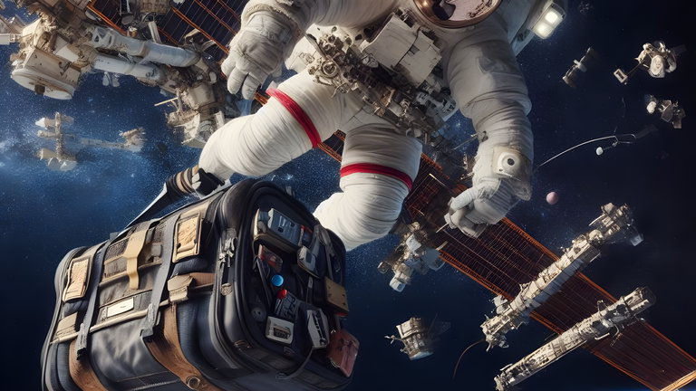 Un objeto misterioso orbita la Tierra: se trata de una bolsa de herramientas de la NASA