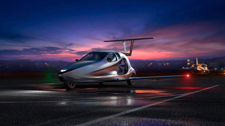 Es un coche volador, puede ir muy rápido y ya está en preventa si tienes suficiente dinero