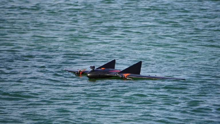 Presentan el primer dron de ala fija del mundo que es capaz de aterrizar sobre el agua