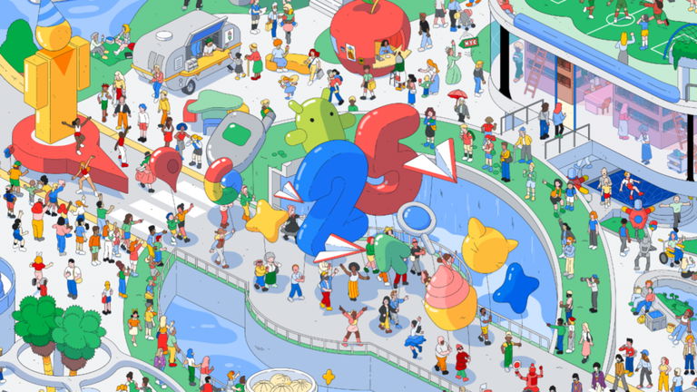 Busca personajes, momentos y lugares en el juego interactivo de Google, que celebra su 25 aniversario