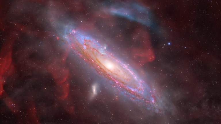 Es el resultado de observar durante 100 horas la galaxia de Andrómeda: una foto que nos deja boquiabiertos