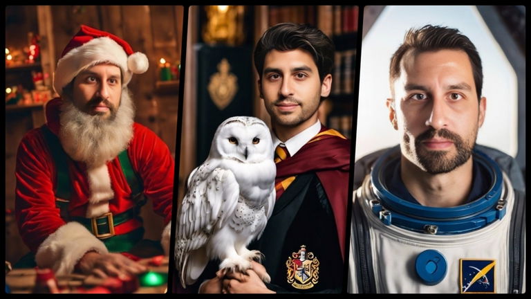 Esta app gratuita para móviles te convierte en astronauta, Papá Noel o Harry Potter con la magia de la IA