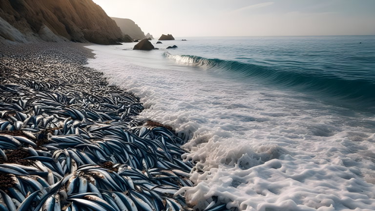 El misterio de las miles de toneladas de sardinas, que han aparecido de repente en la costa de Japón