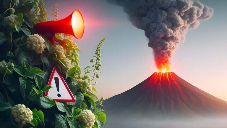 Las plantas notan el peligro: descubren que pueden sentir cuando un volcán va a entrar en erupción