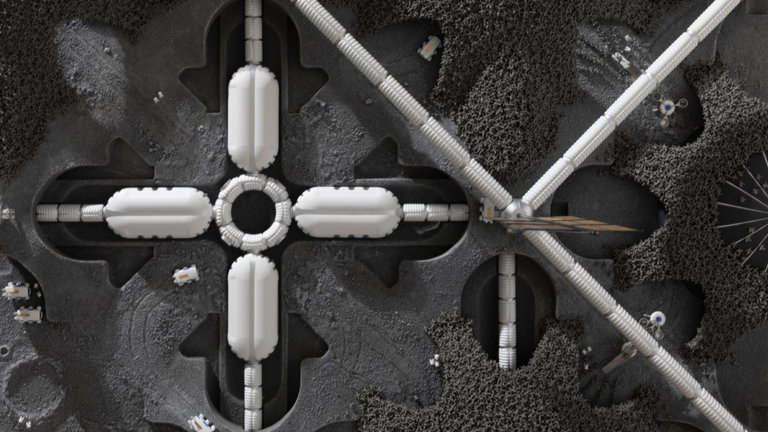Un diseño revolucionario para el primer asentamiento humano en la Luna: el proyecto de Hassell y la ESA