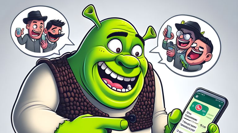 Este desarrollador utiliza el guion de 'Shrek' para dar una lección a los estafadores en WhatsApp