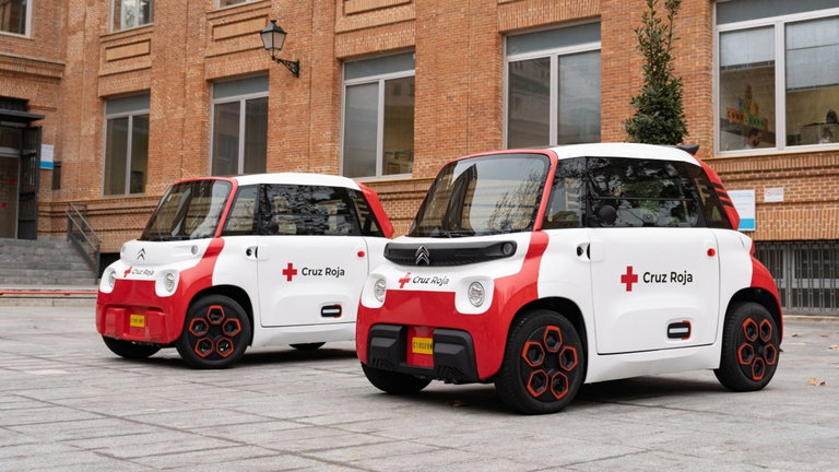 Los voluntarios de la Cruz Roja tienen un nuevo aliado ecológico: el Citroën My Ami