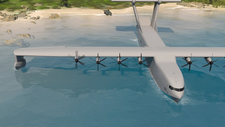Una conocida compañía aérea diseña un hidroavión que va a transformar el transporte de cargas pesadas
