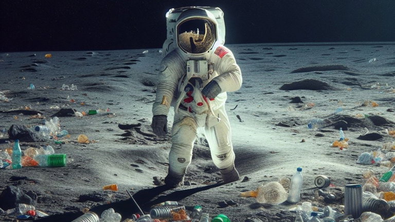 Toneladas de basura en la Luna: así exponen un grupo de científicos el inicio de la era del Antropoceno