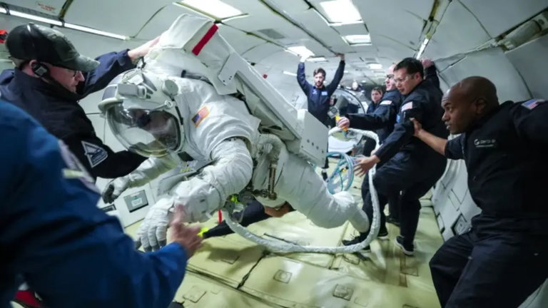 Esta es la nueva generación de trajes espaciales que la NASA ha probado para utilizar en la EEI
