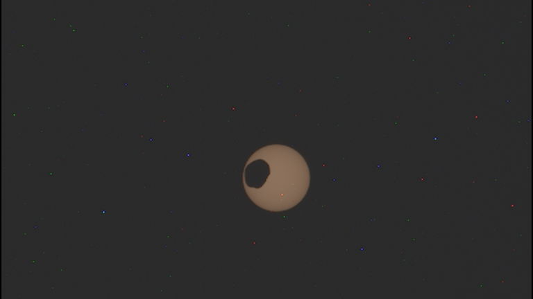El rover Perseverance de la NASA vuelve a capturar un curioso eclipse de Sol en Marte