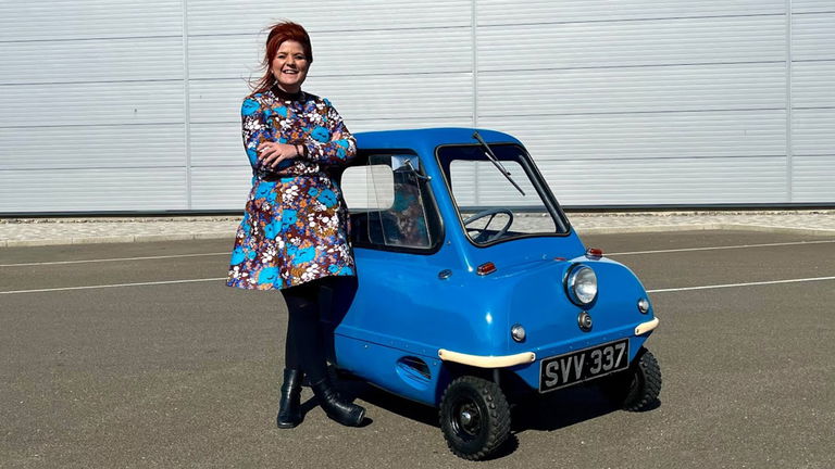 Te presentamos el coche más pequeño de la historia: podía llevar una persona y una bolsa de la compra