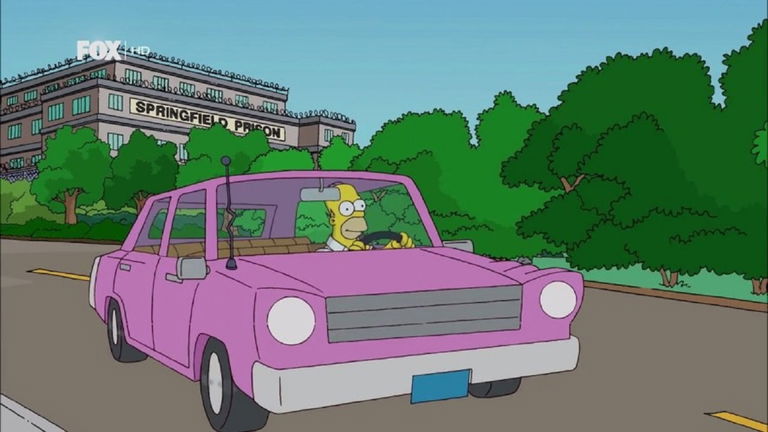 Lo hemos visto miles de veces en los Simpson, pero por fin sabemos cuál es el coche que conduce Homer