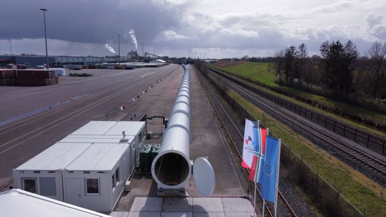 Así es el centro de pruebas del sistema de túneles Hyperloop más grande de Europa