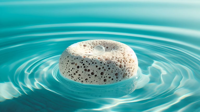 Las piedras suelen hundirse cuando las tiramos al agua, pero esta clase flota sin problemas