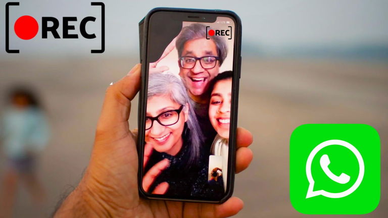 Cómo grabar una videollamada de WhatsApp con el móvil