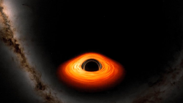 Esta alucinante animación de la NASA nos muestra cómo seria caer dentro de un agujero negro
