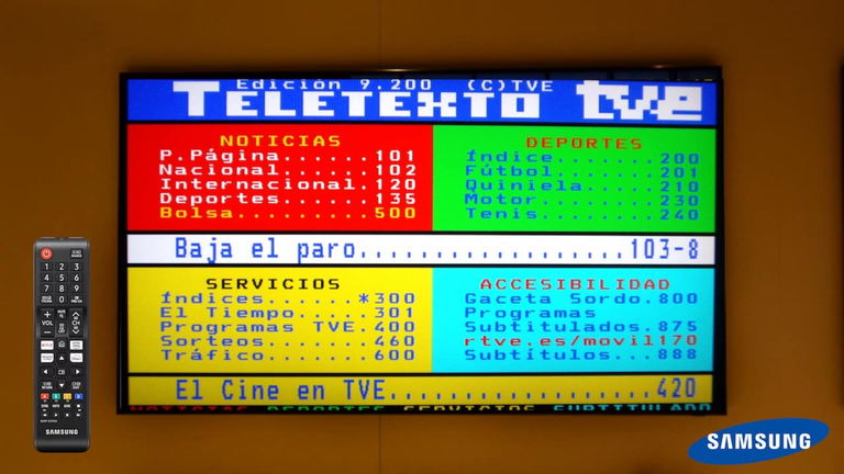 Cómo ver el teletexto en una Smart TV de Samsung