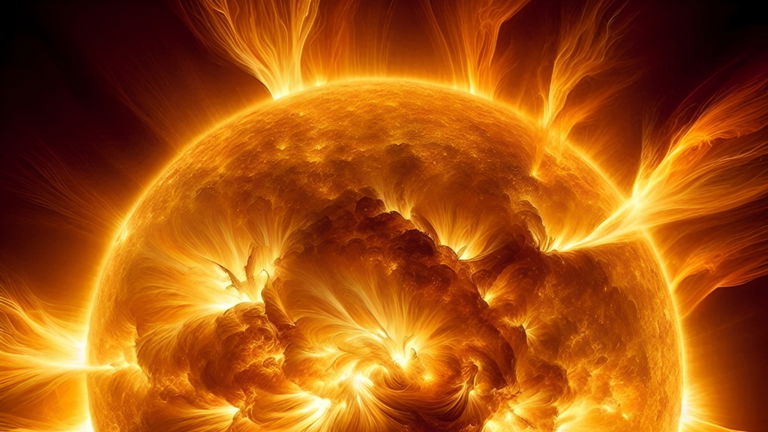 La reciente tormenta solar no sólo iluminó el cielo nocturno, sino que fue captada en el fondo del mar