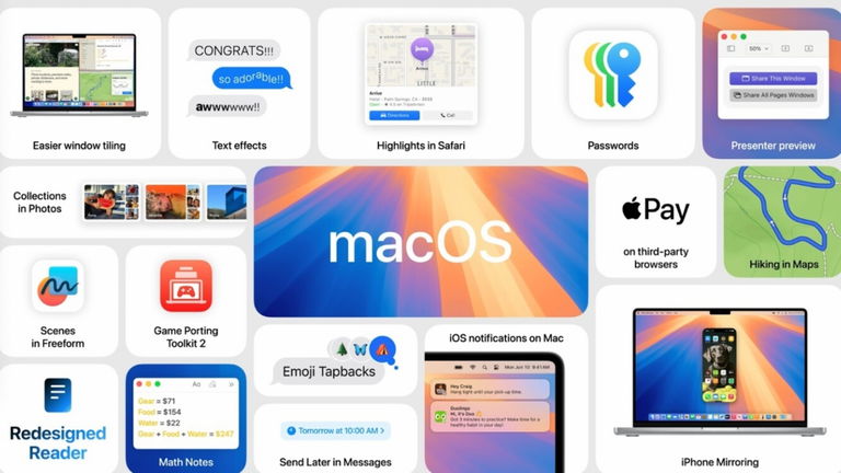 iPadOS 18, watchOS 11, tvOS 18 y macOS 15 Sequoia: principales novedades presentadas en el WWDC 2024