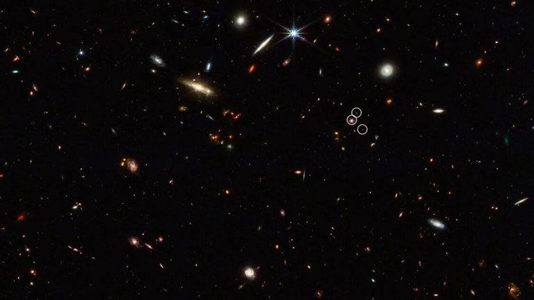 Hasta ahora esta es la galaxia más lejana que hemos descubierto en el universo