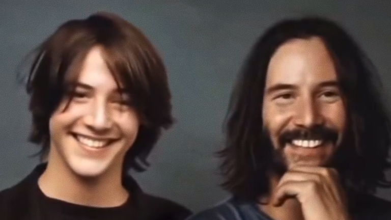 Es el vídeo de IA más viral y bizarro de las últimas semanas: famosos abrazando a sus versiones jóvenes