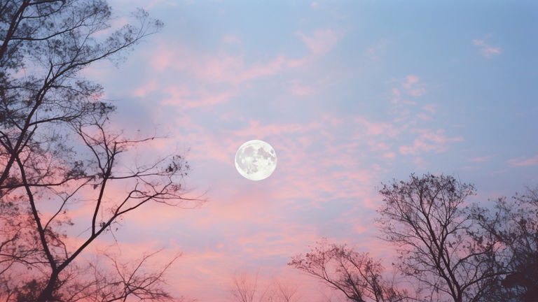 Por qué la luna es rosa a veces y cuándo se pone de este color