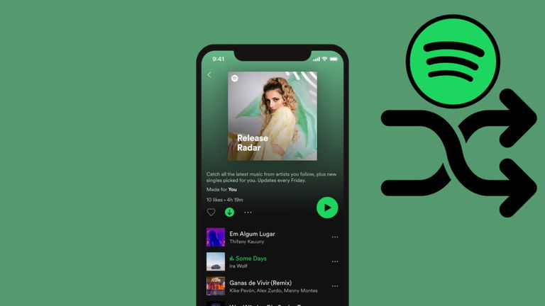 Cómo desactivar el modo aleatorio de Spotify