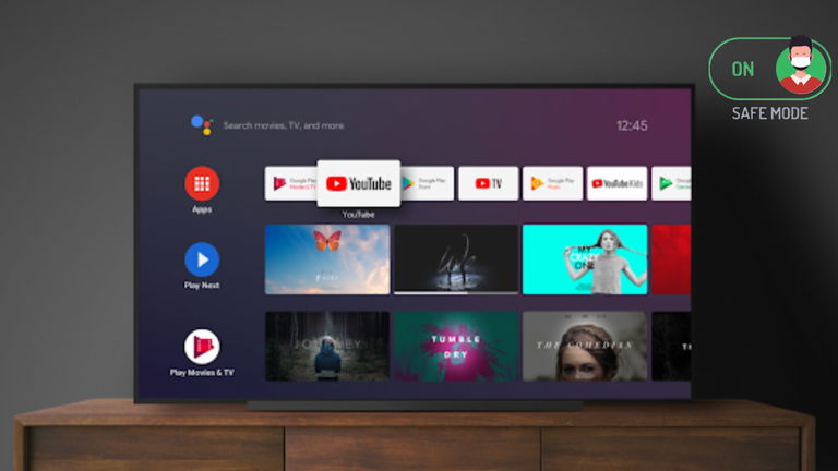 Cómo entrar al modo seguro de una tele con Android TV