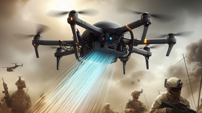 Los drones con cables de fibra óptica son la respuesta de Rusia a los intentos de defensa de Ucrania