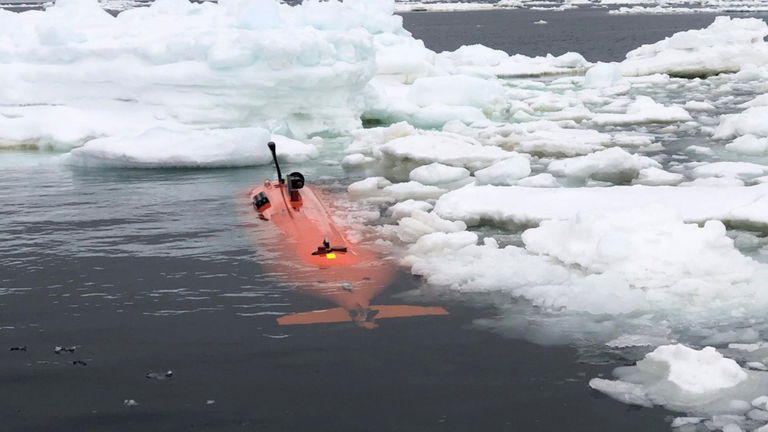 Un dron submarino ha encontrado una misteriosa estructura natural de 400 metros bajo la Antártida