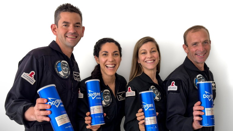 Nunca probarás un snack como este. Llegará al espacio y formará parte de la misión Polaris Dawn de SpaceX