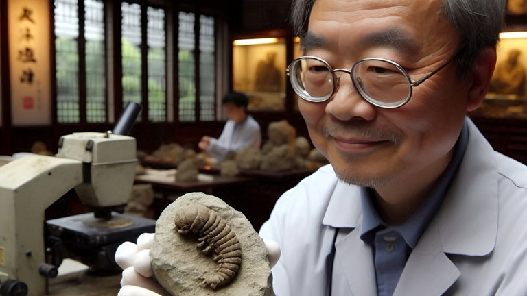 Este fósil es en realidad un artrópodo de 520 millones de años. Y su cerebro está perfectamente conservado