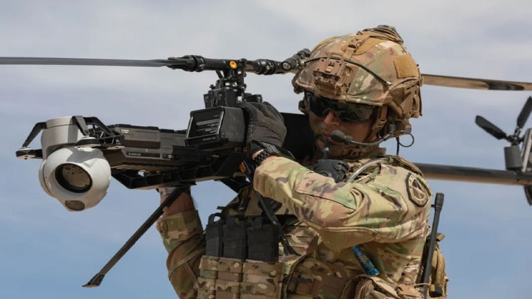 El ejército estadounidense enseña su nuevo dron para descubrir al enemigo: se llama "fantasma" y está preparado para la guerra moderrna