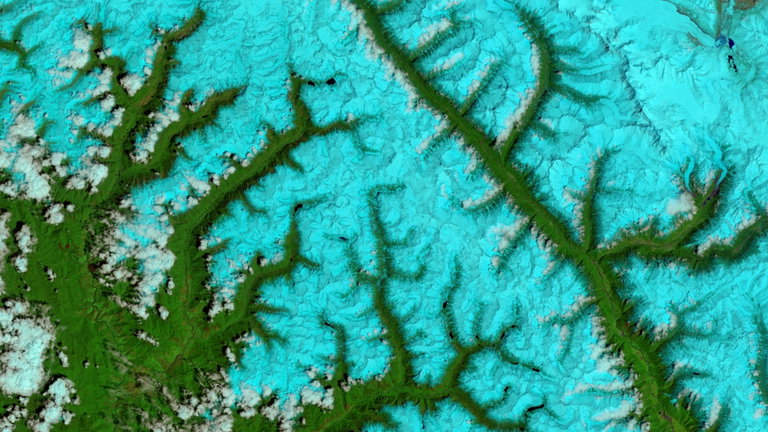 Un proyecto de la NASA te escribe tu nombre con imágenes de accidentes geográficos desde satélites