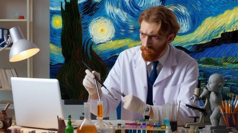 Vincent van Gogh no soló sabía pintar, también dominaba las leyes físicas. Y este cuadro suyo es prueba de ello
